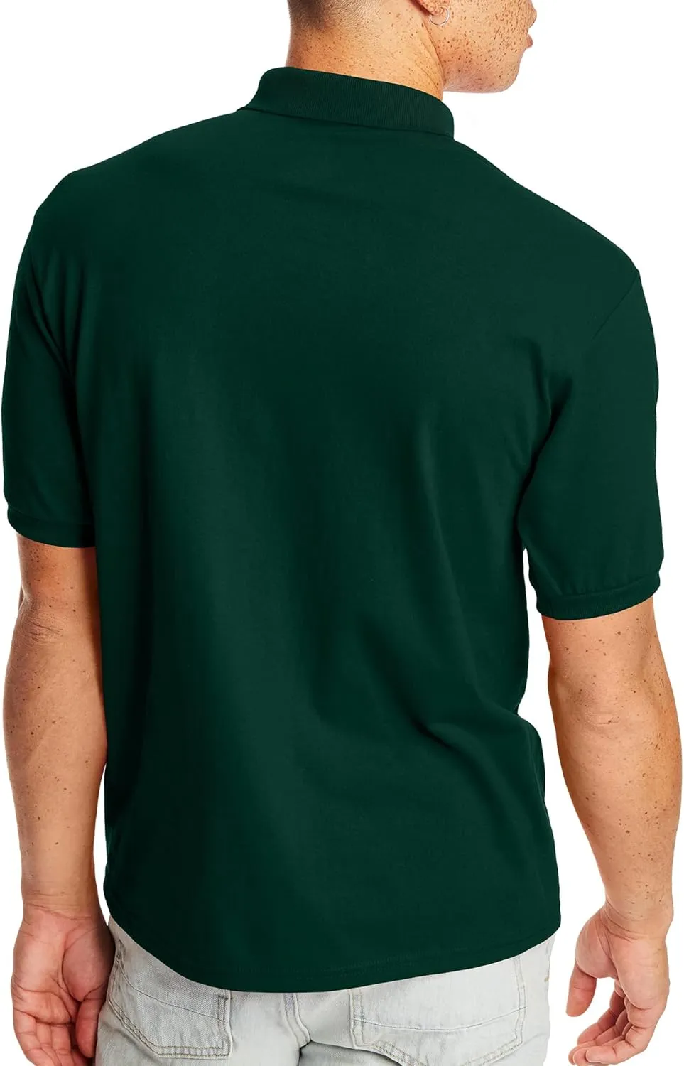 Hanes Men's Short-Sleeve Jersey Pocket Polo (Pack of 2)