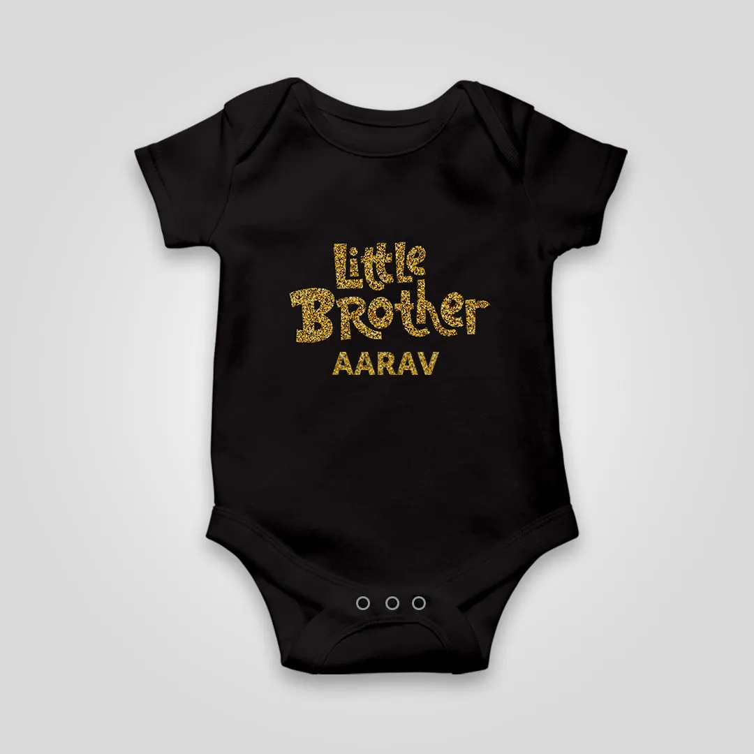 Happy T-shirts - Sibling Series - Black Glitter - Brother