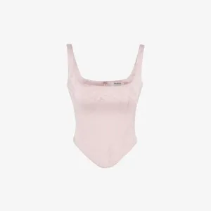 House Of Cb Rafa Satin Top, Pink