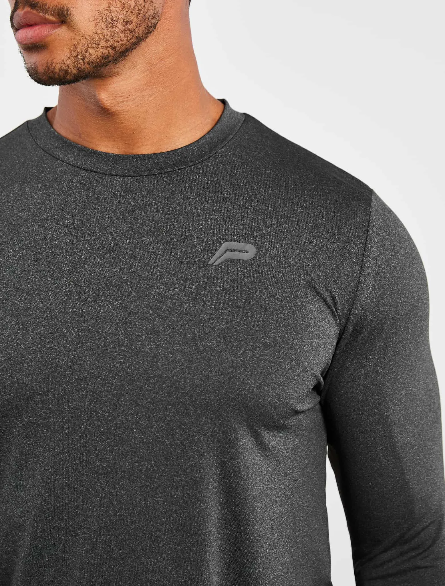 Hybrid Everyday Long Sleeve - Black Marl