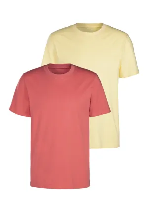 Kangaroos T-shirt, yellow/pink