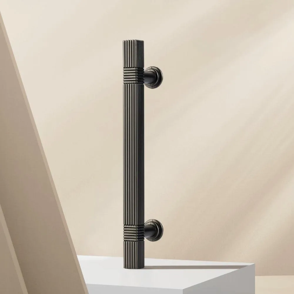 Light Luxury Stripe Nickel Finish Cabinet Bar Pulls T-Bar Knobs