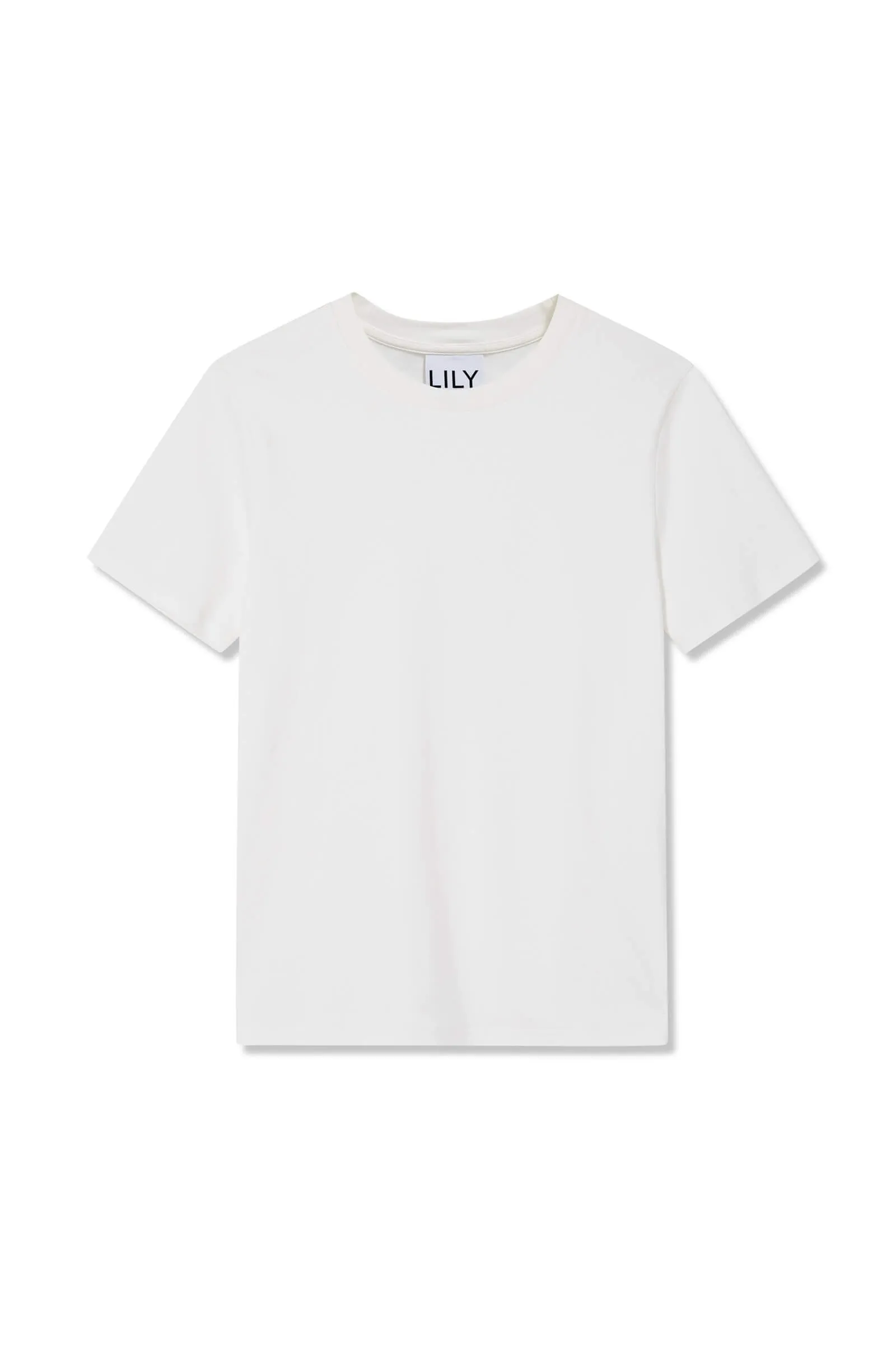 LILY Comfortable Basic Round Neck T-shirt