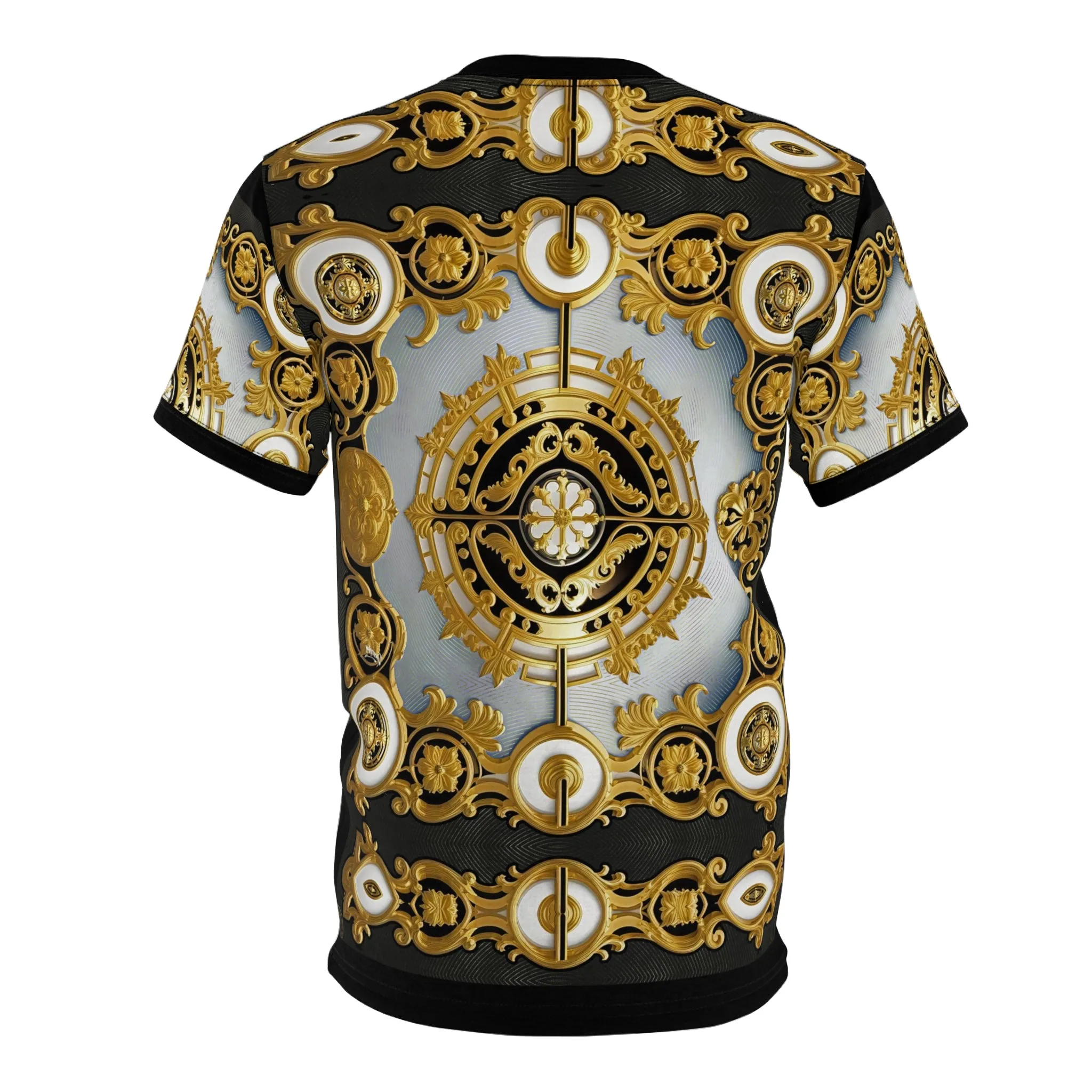 Majestic Baroque T-Shirt Unisex Tee All over Print T-Shirt Decorative Tee Unisex T-Shirt Golden Baroque T-Shirt | D20193
