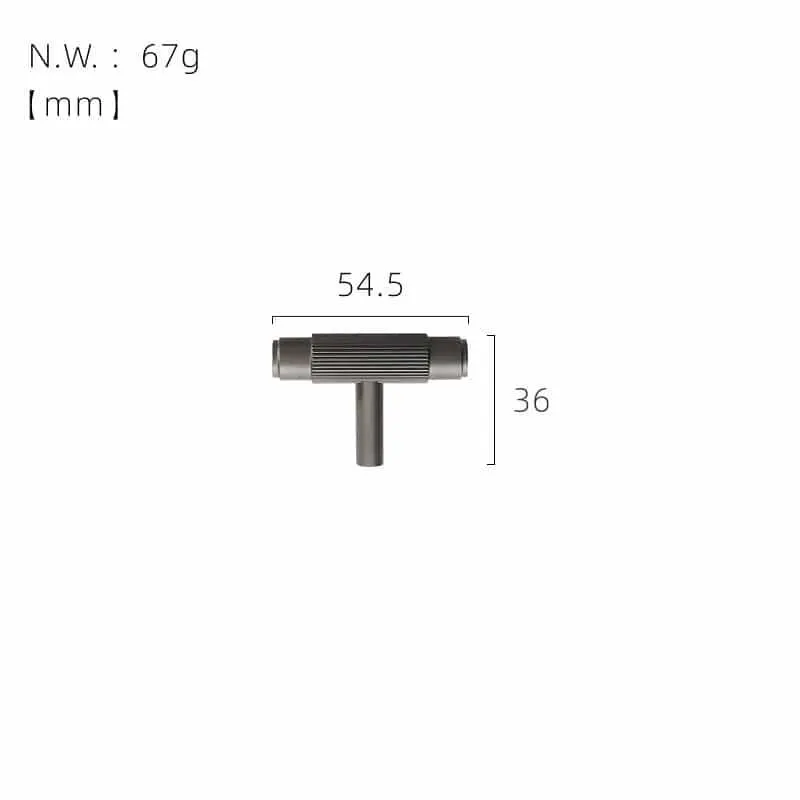 MARBELLA / Solid Brass T-Bar