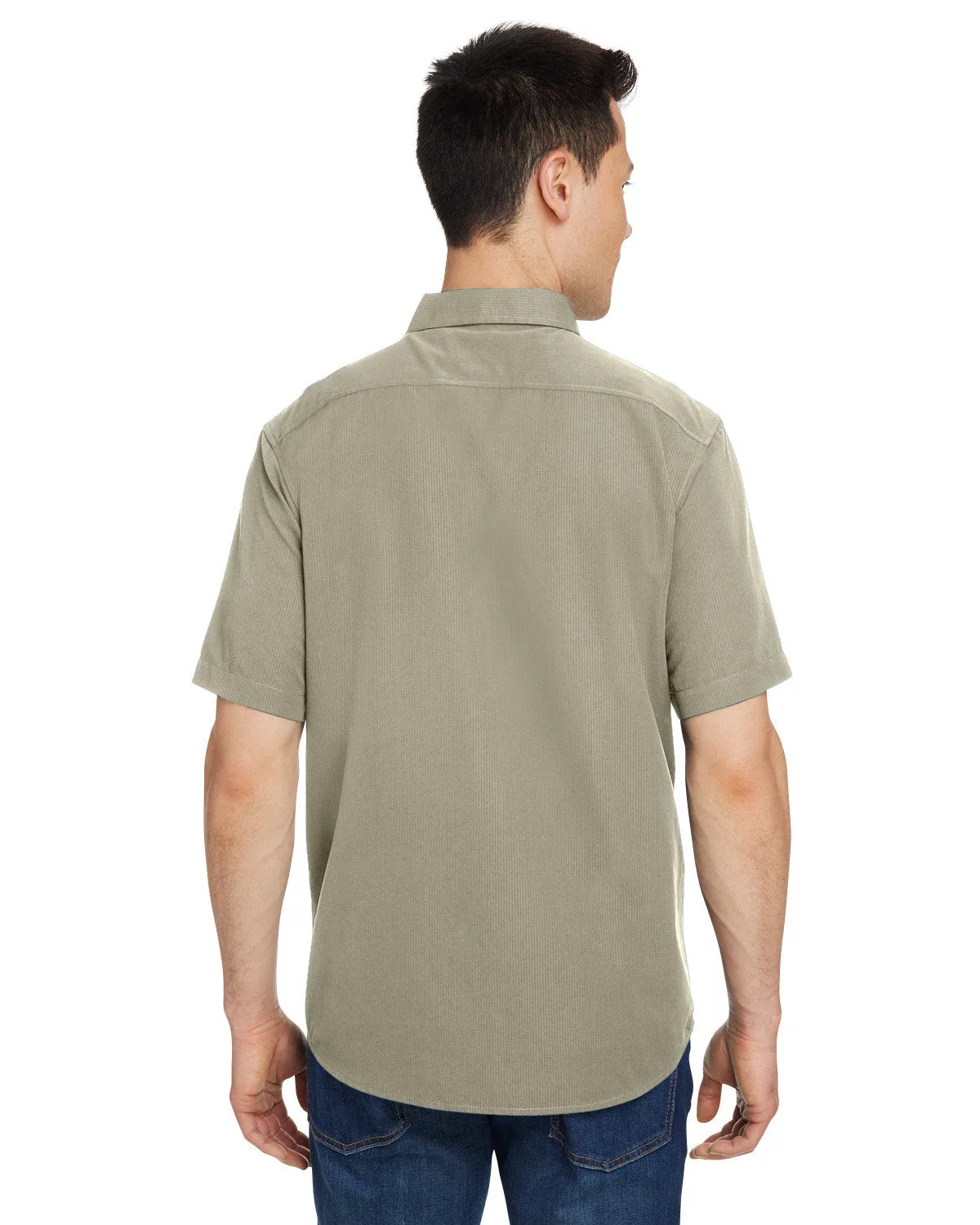 Marmot Men's Aerobora Short-Sleeve Woven, Vetiver