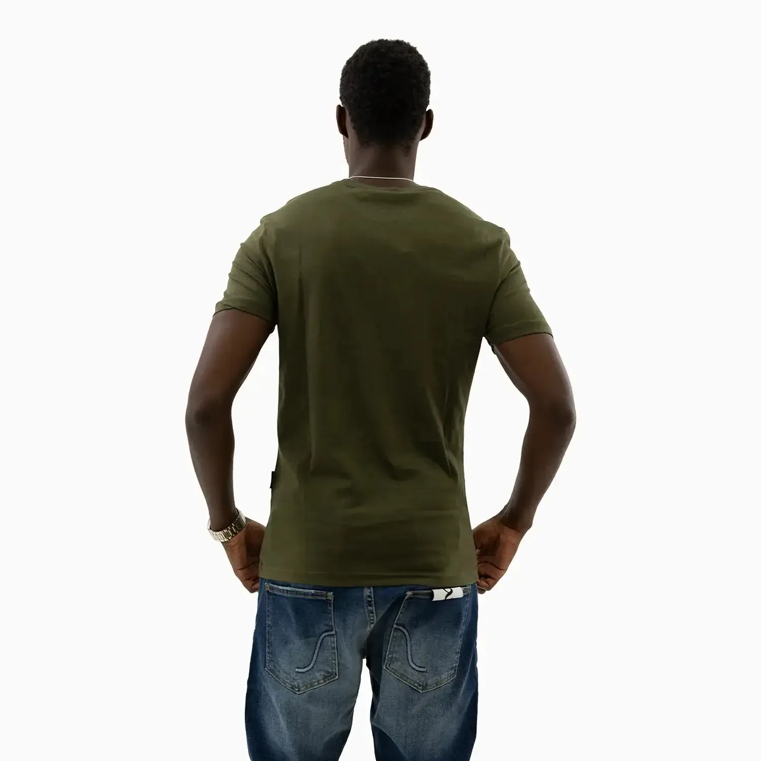 Men's Lion Graphics Crew Neck T-Shirt