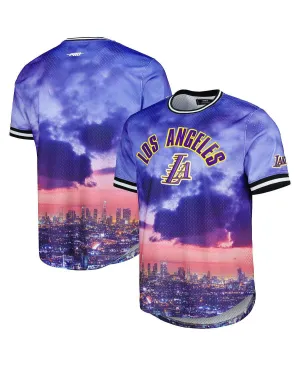 Men's Los Angeles Lakers Cityscape Pro Standard Logo T-Shirt