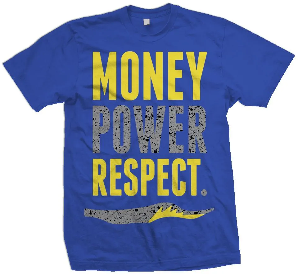 Money Power Respect - Royal Blue T-Shirt