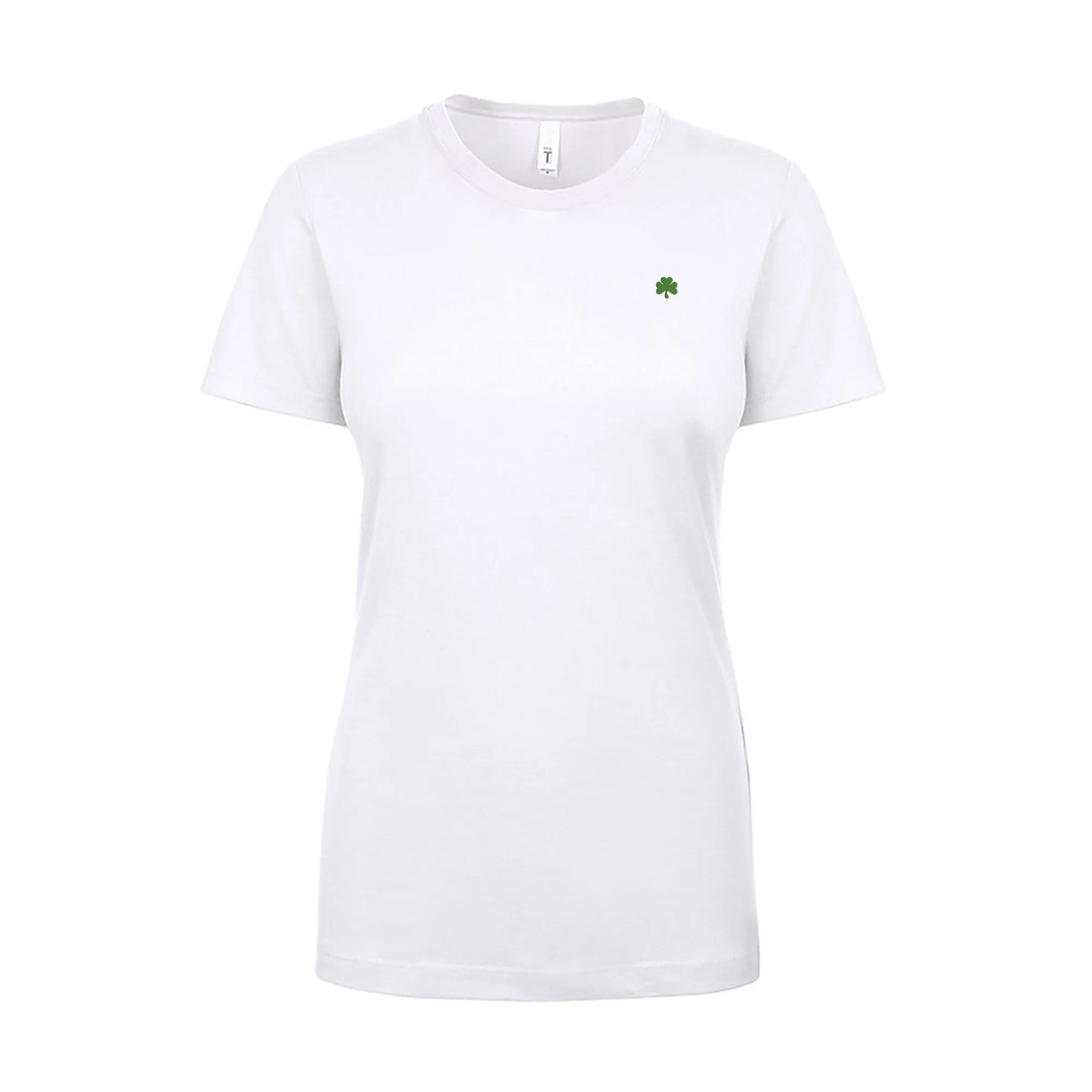Personalized Embroidered Shamrock Clover St. Patrick's Day Customized T-Shirts,
