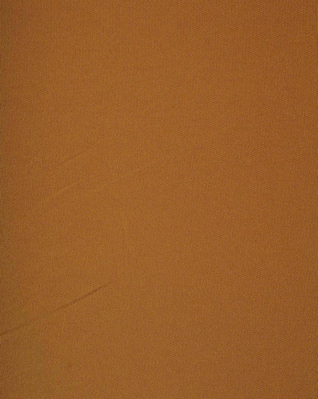 Plain Mustard Polyester Crepe Fabric