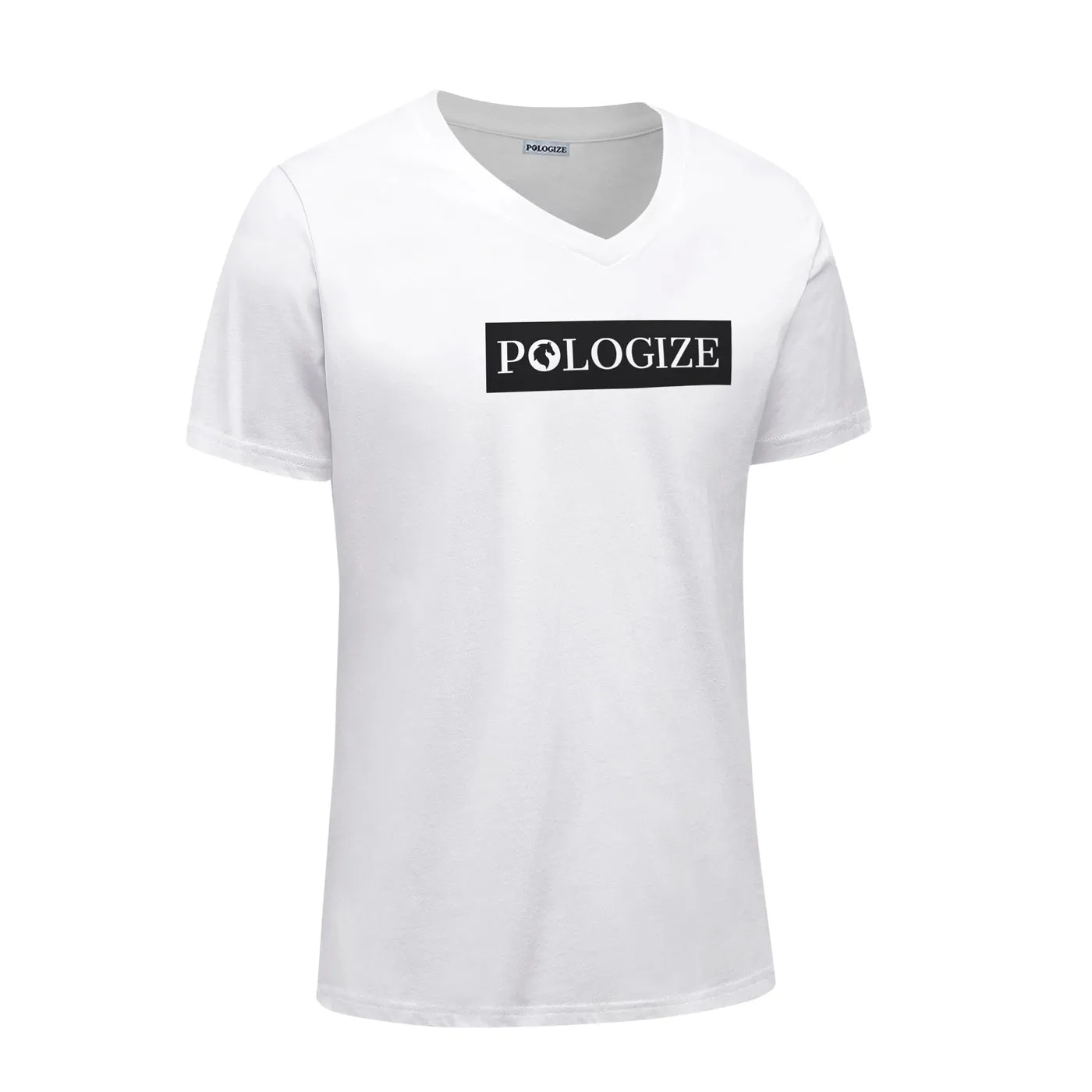 Pologize™ Boxed Logo V-Neck T-Shirt