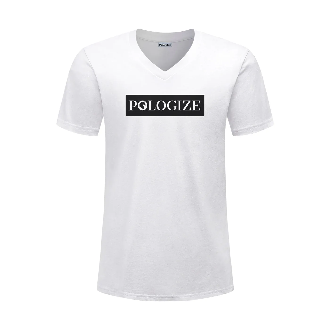 Pologize™ Boxed Logo V-Neck T-Shirt