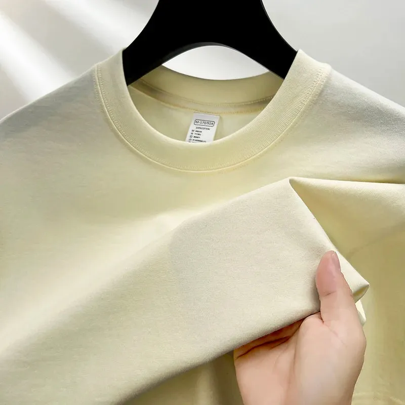 Pure Cotton Summer High-end Short Sleeve