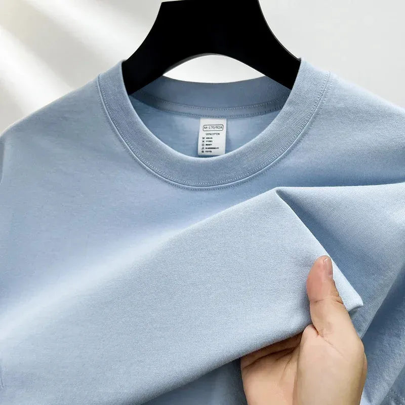Pure Cotton Summer High-end Short Sleeve