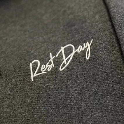 Rest Day T-Shirt - Embroidered left chest