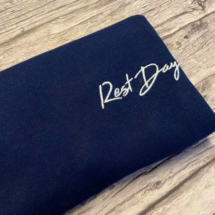 Rest Day T-Shirt - Embroidered left chest