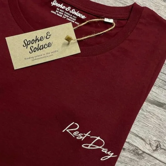 Rest Day T-Shirt - Embroidered left chest