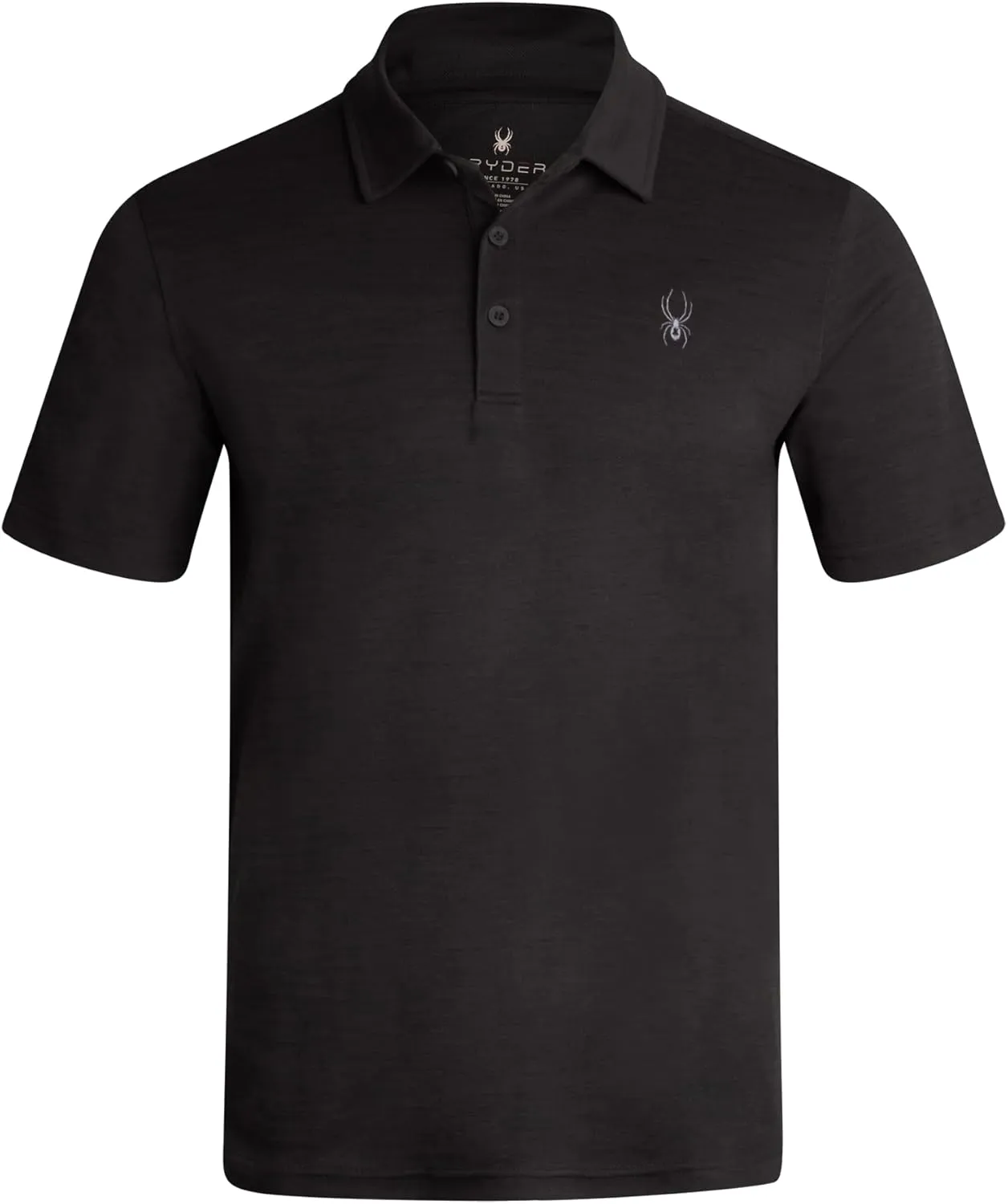 Spyder Mens Performance Polo Shirt - UPF 30  Moisture Wicking Quick Dry Golf Polo - Athletic Polo Shirts for Men (Size: S-XL)