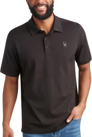 Spyder Mens Performance Polo Shirt - UPF 30  Moisture Wicking Quick Dry Golf Polo - Athletic Polo Shirts for Men (Size: S-XL)