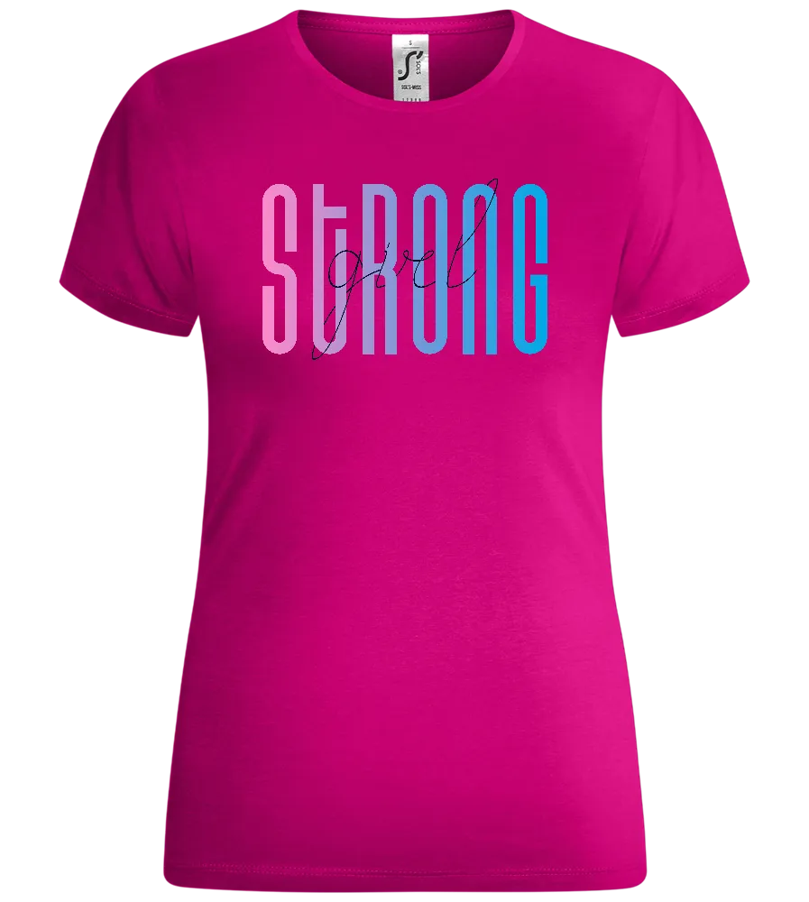 Strong Girl Text Design - Comfort women's t-shirt