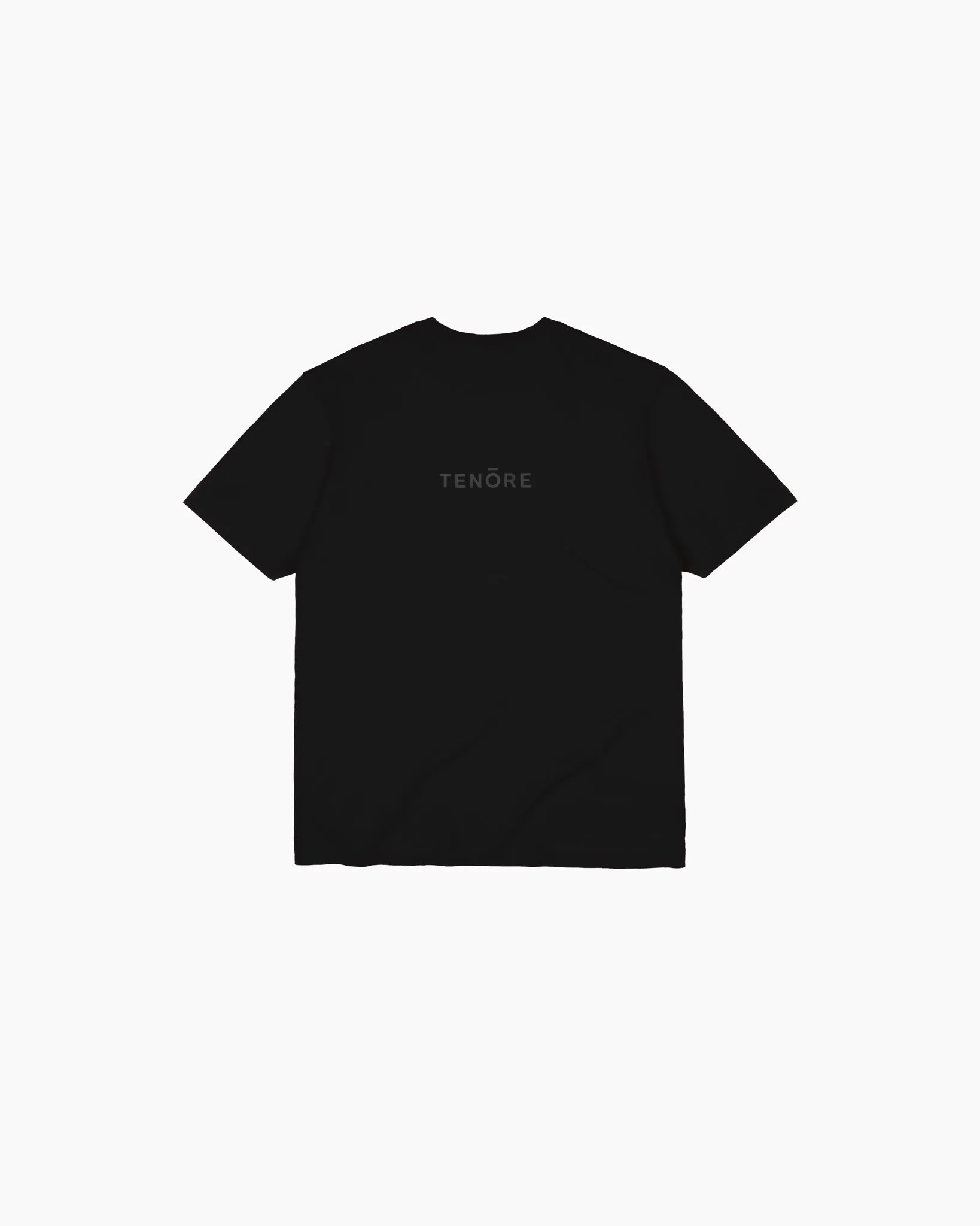 Tenore Embroidered Logo Tee - BLACK