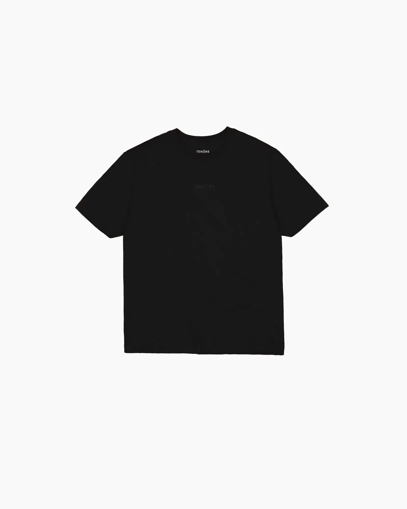 Tenore Embroidered Logo Tee - BLACK