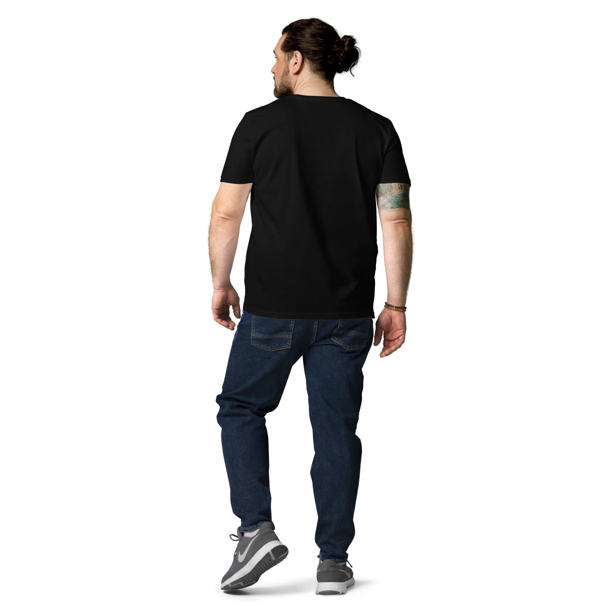 Unisex Organic Cotton T-Shirt Two Worlds, Long-Distance Love