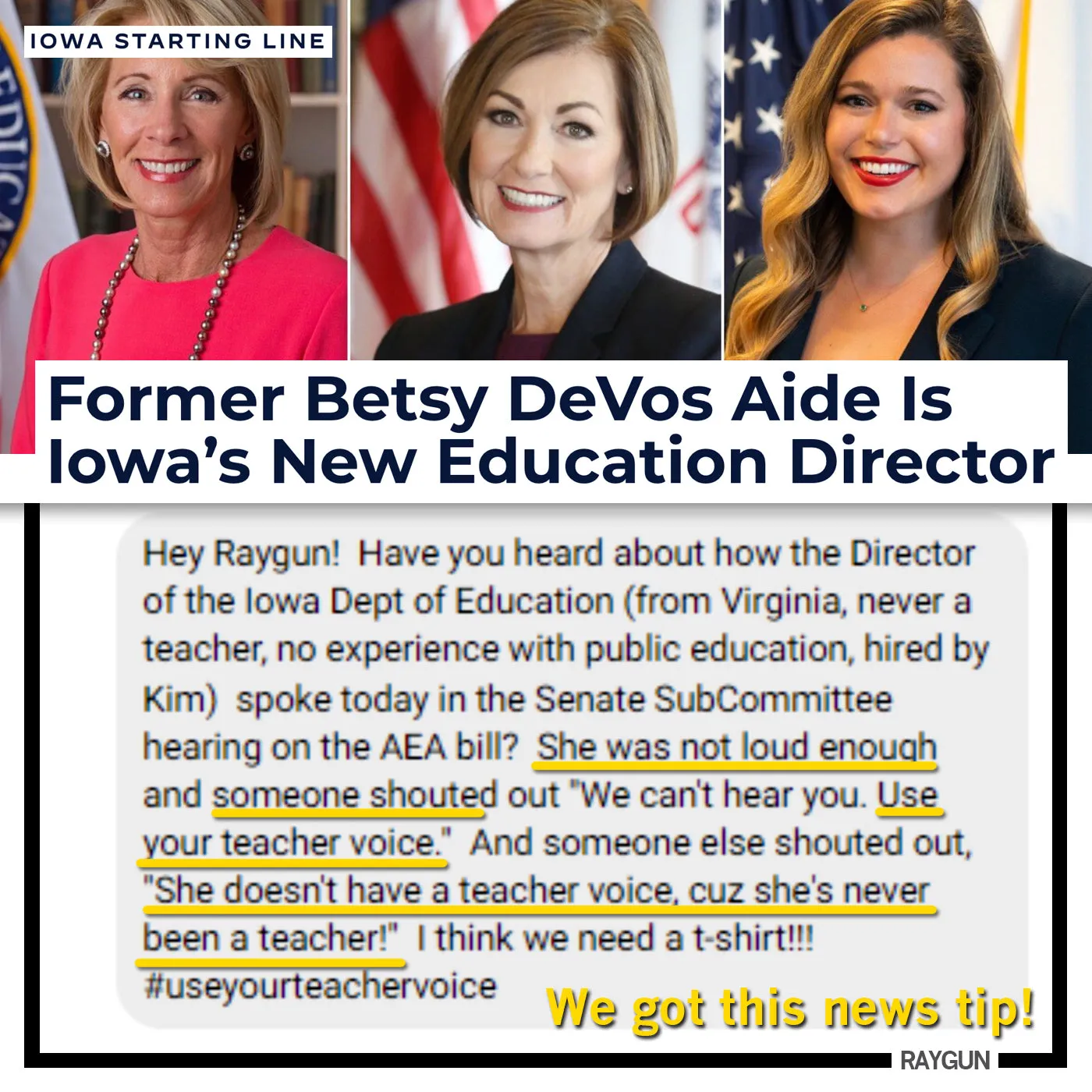 Use My Teacher Voice Text