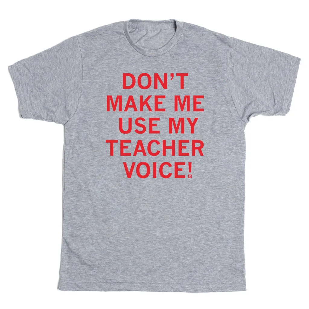 Use My Teacher Voice Text