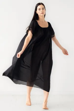 Vintage Glamour Short Sleeve Full Length