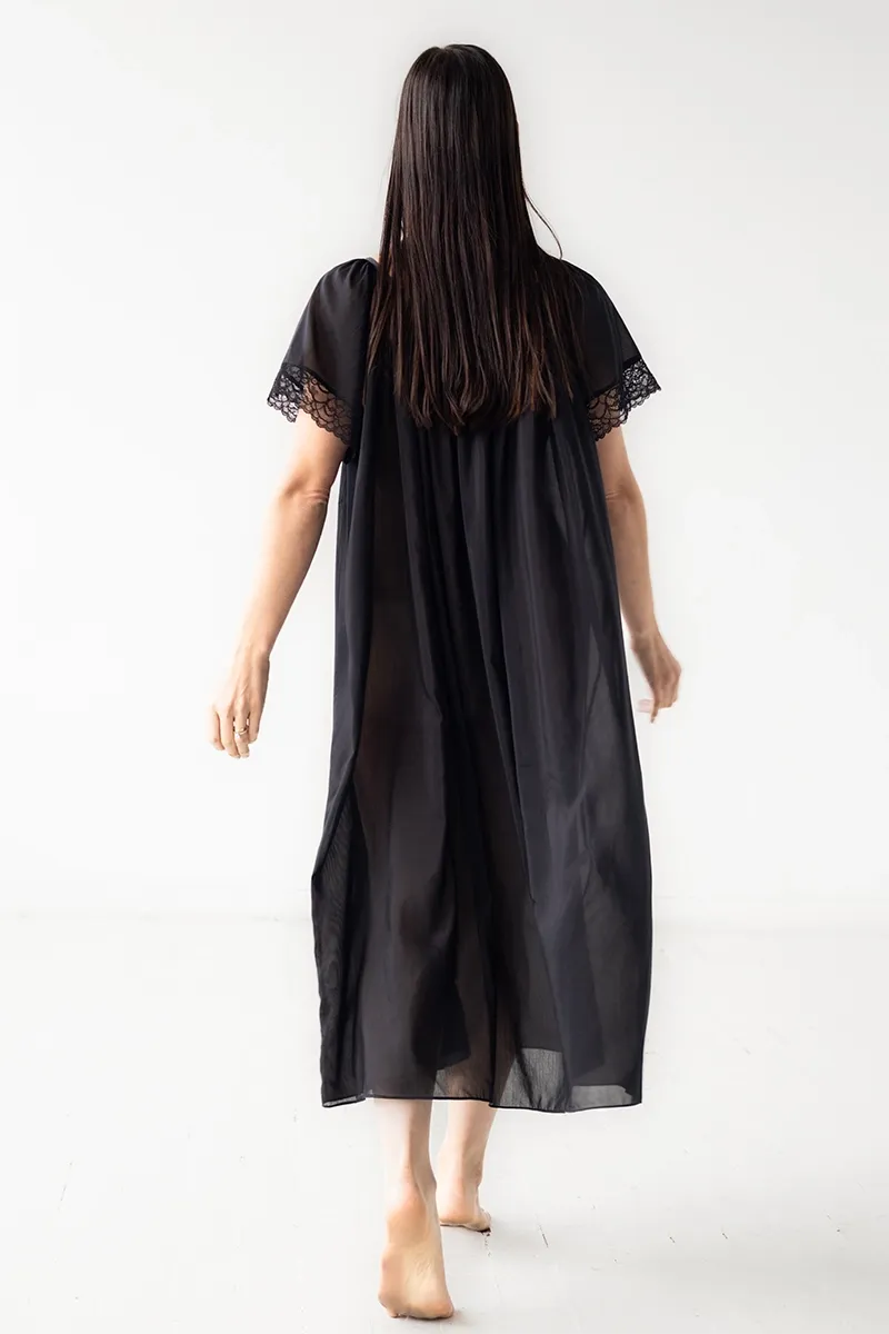 Vintage Glamour Short Sleeve Full Length