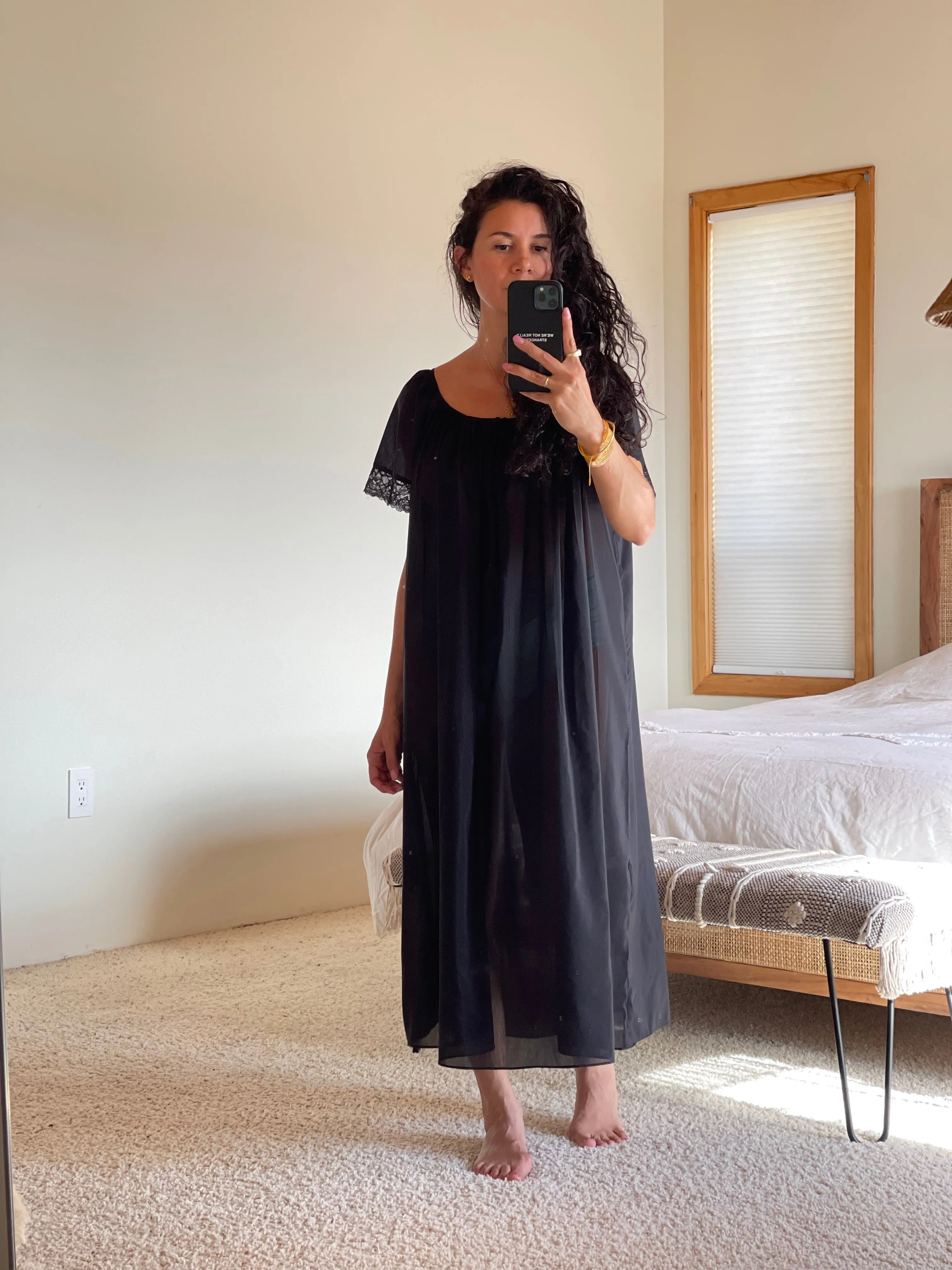 Vintage Glamour Short Sleeve Full Length