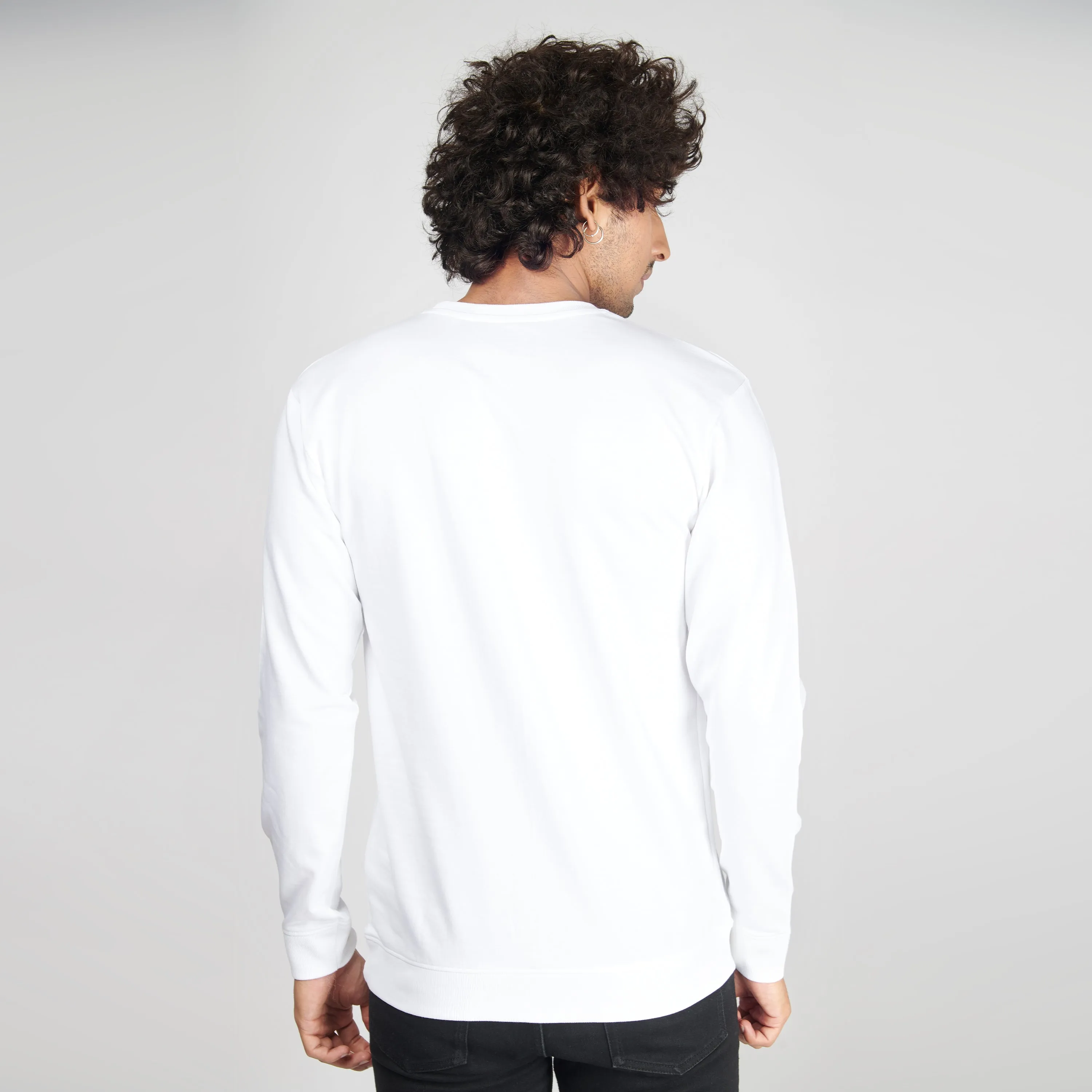 White Full Sleeve T-Shirt