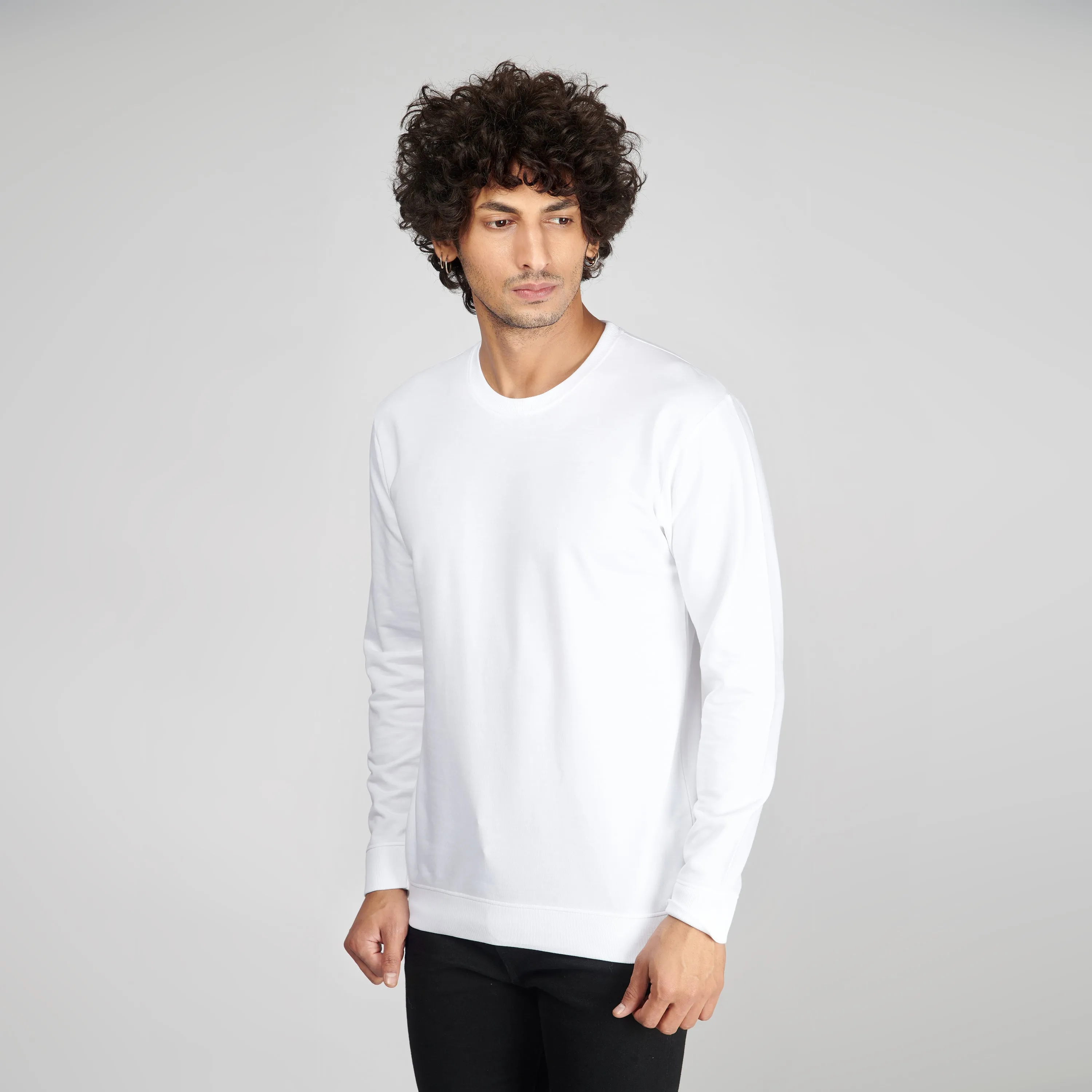 White Full Sleeve T-Shirt