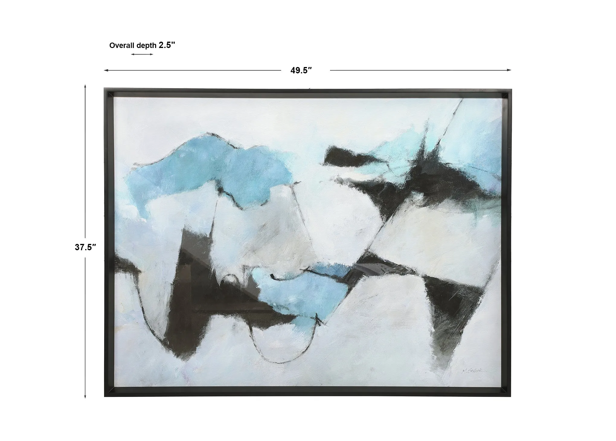 Winter Crop Abstract Print