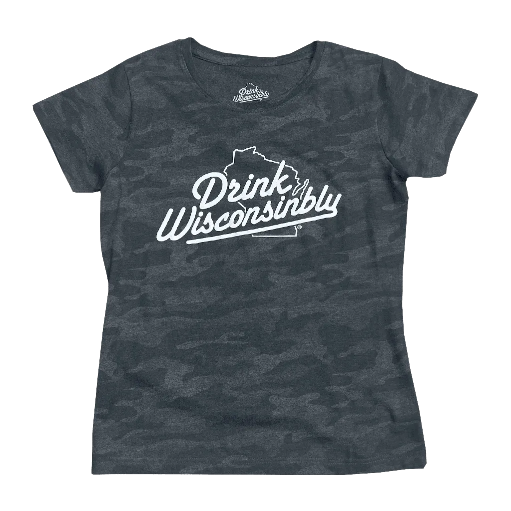 Women's Black Camo T-Shirt
