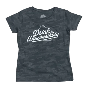 Women's Black Camo T-Shirt