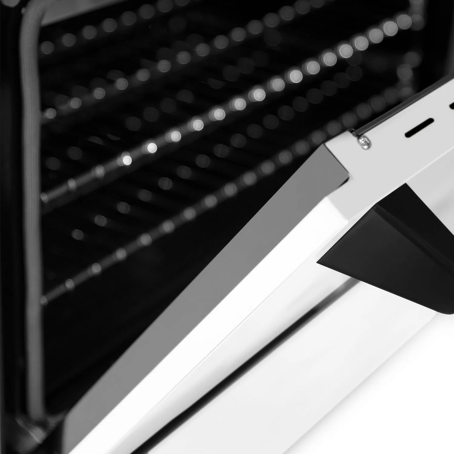 ZLINE Autograph Edition 48" 6.0 cu. ft. Dual Fuel Range in DuraSnow® Stainless Steel with White Matte Door and Matte Black Accents (RASZ-WM-48-MB)